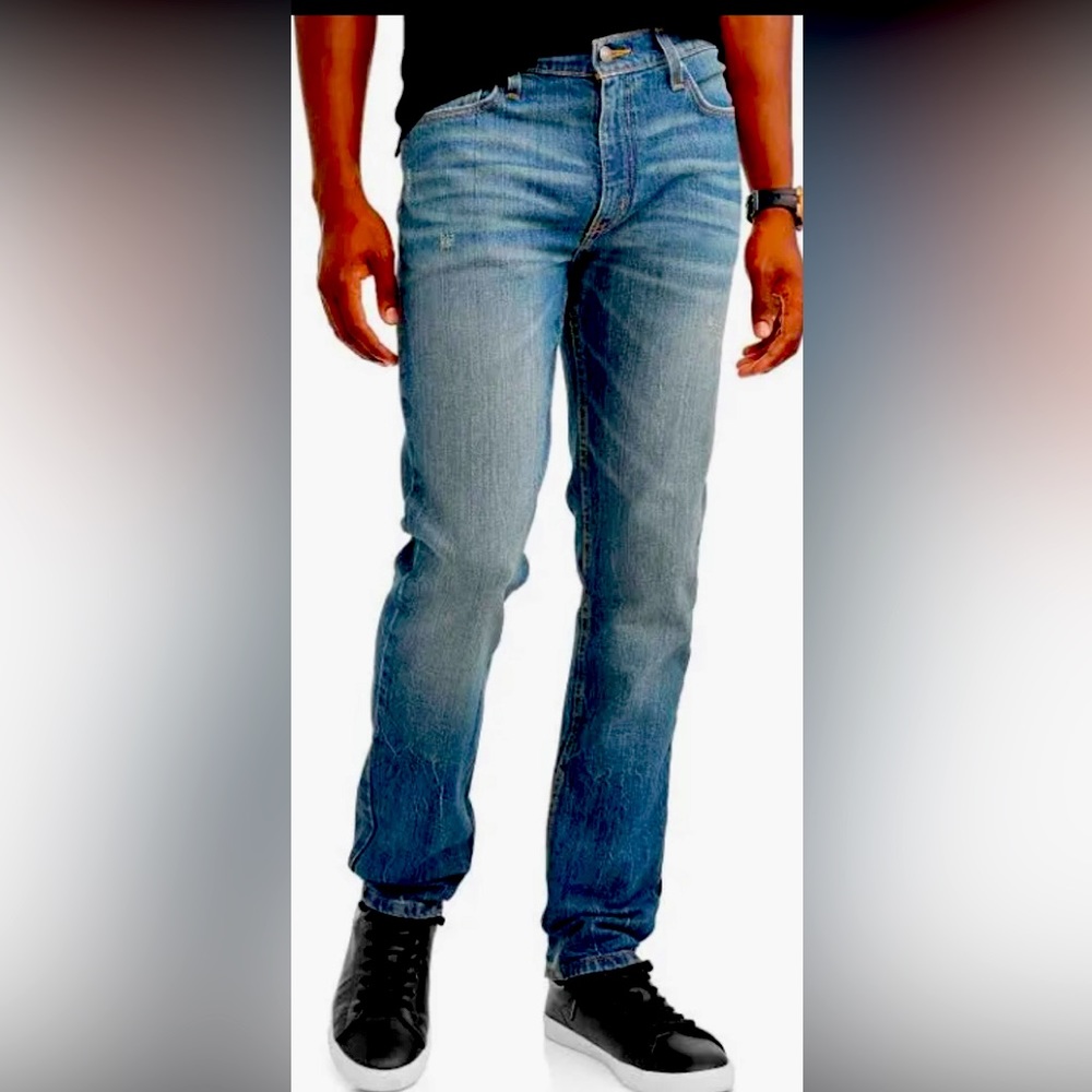 George Men's Slim Straight Fit Jeans